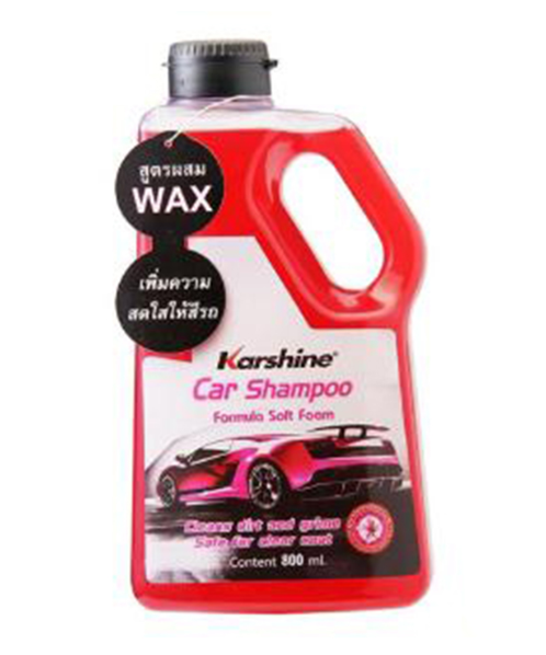 คาร์ซายน์ (Karshine) คาร์ชายน์ ผลิตภัณฑ์ทำความสะอาดรถยนต์ กลิ่นพฤกษา 800มล.   