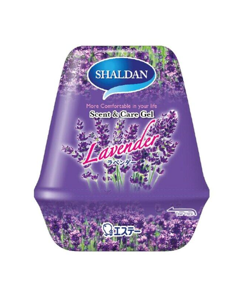 ชาร์ลเดิร์น (Shaldan) SHALDAN ชาร์ลเดิร์น เช้นท์แอนด์แคร์เจล  เจลปรับอากาศ กลิ่น Lavender ลาเวนเดอร์  180 กรัม   
