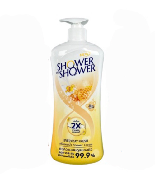 ชาวเวอร์ ทู ชาวเวอร์(Shower To Shower) Shower To Shower ชาวเวอร์ ทู ชาวเวอร์ เอฟวี่ย์เดย์ เฟรช ครีมอาบน้ำ 450 มล.  
