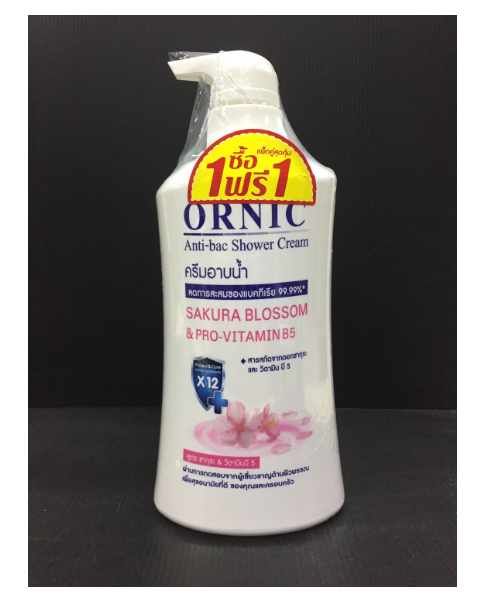 ออนิค(ORNIC)  ORNIC ออนิค ครีมอาบน้ำ ซากุระ บลอสซั่ม 450 มล. (แพ็ค 1 แถม 1)  