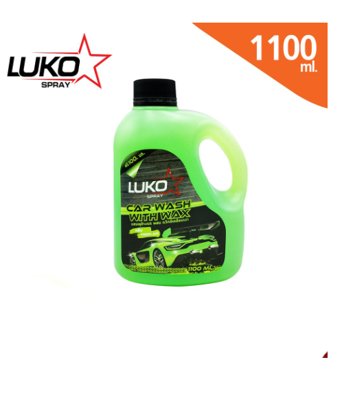 เป็ด (Duck) LUKO ลูโก้ แชมพูล้างรถ ผสม แว๊กซ์เคลือบเงา กลิ่น FRESH AIR 1100 มล.  