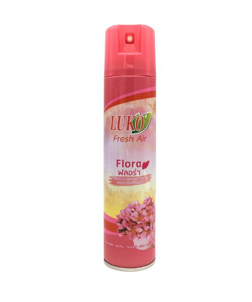 ลูโก้ (LUKO) LUKO Fresh Air ลูโก้  สเปรย์ปรับอากาศ กลิ่น Flora ฟลอร่า 300 มล.  