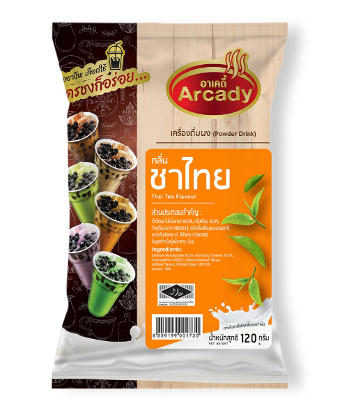 อาเคดี้(Arcady) Arcady อาเคดี้ เครื่องดื่มผง รสชาไทย  เผือก ขนาด120 กรัม  