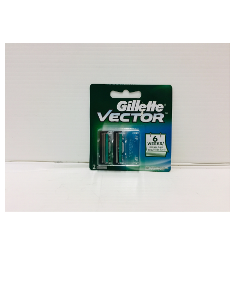 ยิลเลตต์ (Gillette) ยิลเลตต์ใบมีดโกนเวคเตอร์ 2 ชิ้น   