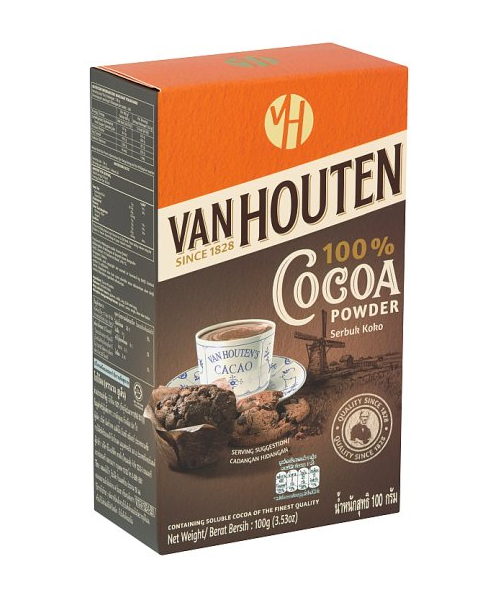 แวนฮูเต็น(Van Houten)  แวนฮูเต็น โกโก้ผง 100 กรัม  - 