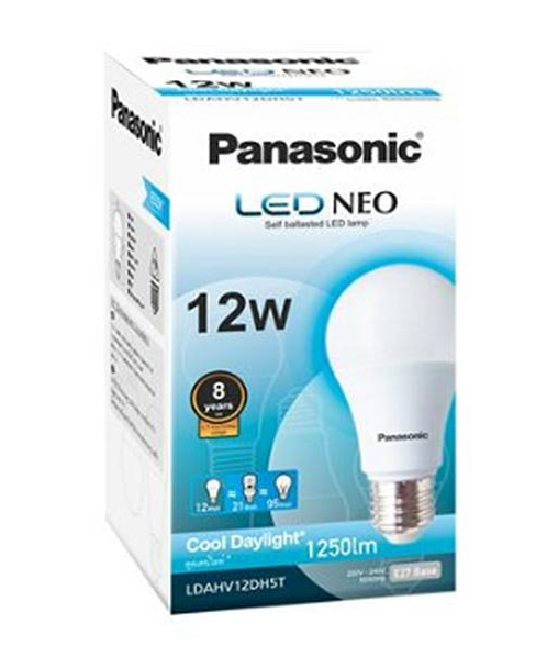 พานาโซนิค (Panasonic) Panasonic พานาโซนิค หลอดไฟ LED แสงสีขาว ขนาด  12 วัตต์  