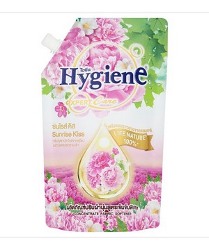 ไฮยีน (Hygiene) ไฮยีน เอ็กซ์เพิร์ท แคร์ ไลฟ์ เนเจอร์ ผลิตภัณฑ์ปรับผ้านุ่มสูตรเข้มข้น กลิ่นซันไรส์คิส ชนิดเติม 540มล  