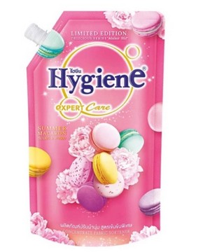 ไฮยีน (Hygiene) ไฮยีน เอ็กซ์เพิร์ท แคร์ ผลิตภัณฑ์ปรับผ้านุ่ม  สูตรเข้มข้นพิเศษ กลิ่น ซัมเมอร์ มาการอง 490 มล.  