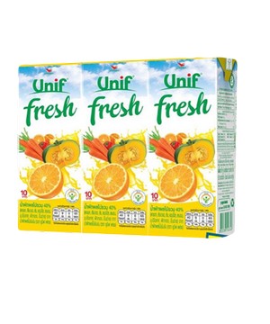ยูนิฟ(Unif) Unif ยูนิฟ น้ำผักผลไม้รวม น้ำผักรวม 40% (180 มล.x 3 กล่อง)  